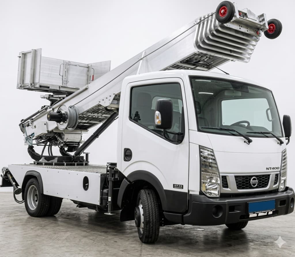 Camion monte-meuble avec lift télescopique — Lift & Go Bruxelles
